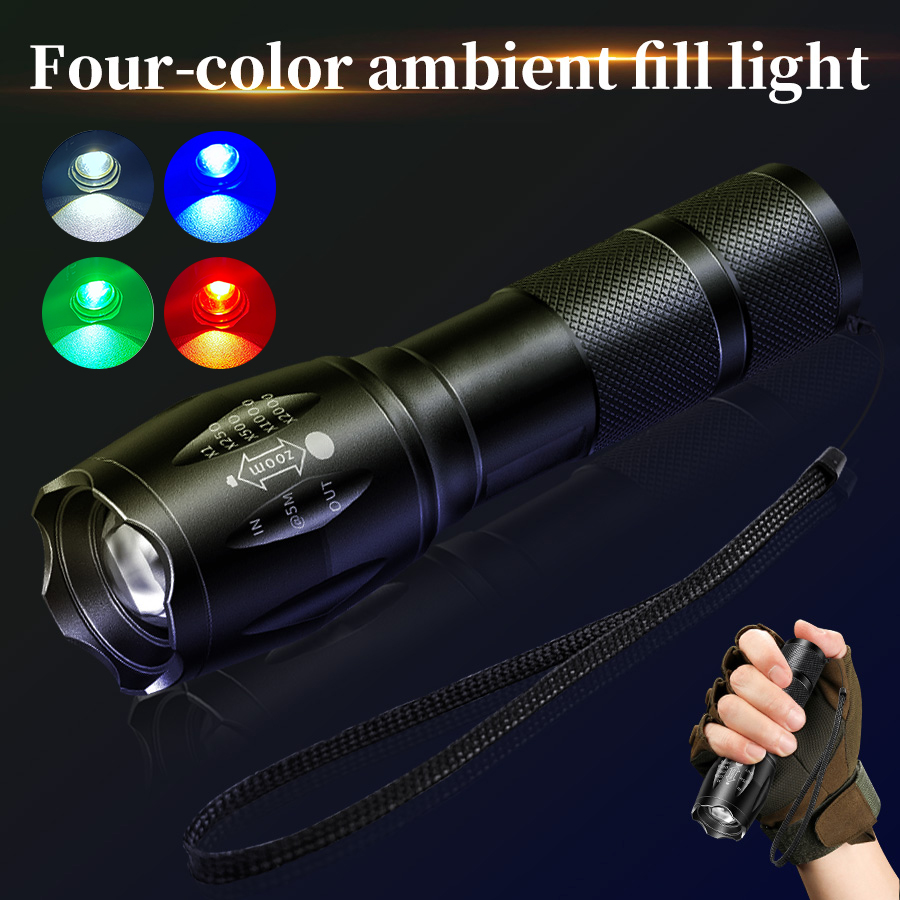 Outdoor Hunting Photography - Lampe de poche multifonction Rechargeable, torche