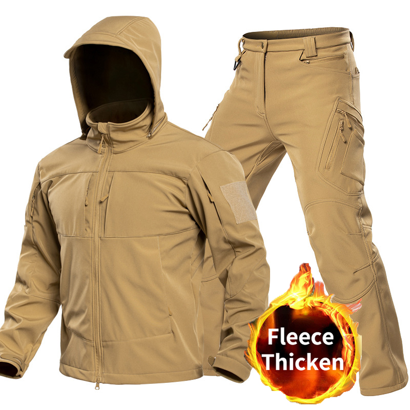 Hunting & Outdoor Supplies Photos - Combinaison tactique softshell pour homme, veste