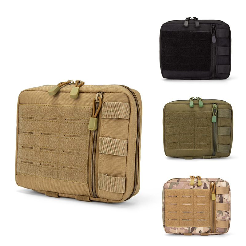 Outdoor Hunting Packs - Pochette tactique MOLLE découpée au laser,
