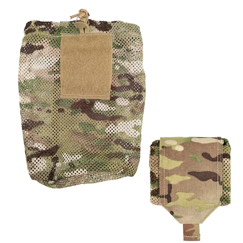 Outdoor Hunting Magazines - Pochette tactique en filet pliable mini,