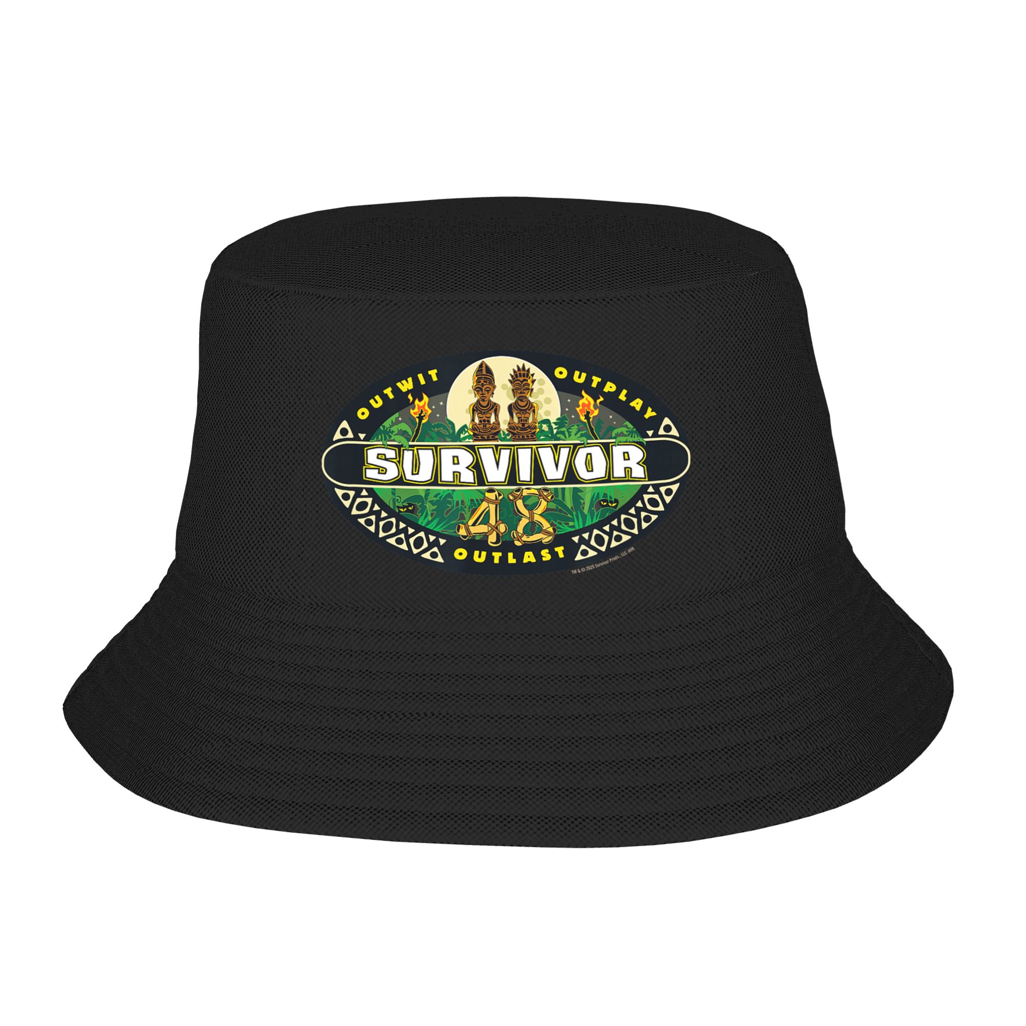 Hunting Outdoor Logos - Chapeau de pêcheur avec logo de