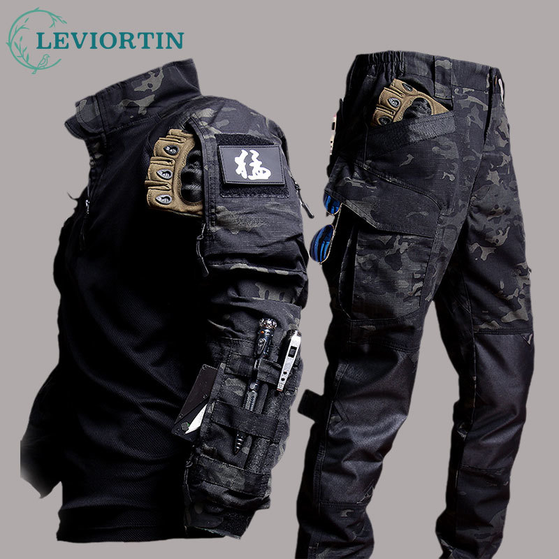 Safari Outdoor Hunting Jackets - Costume de travail pour hommes, vêtements