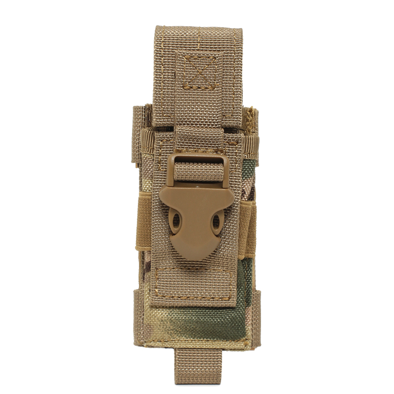 Outdoor Hunting Magazines - Pochette tactique Molle pour lampe torche,