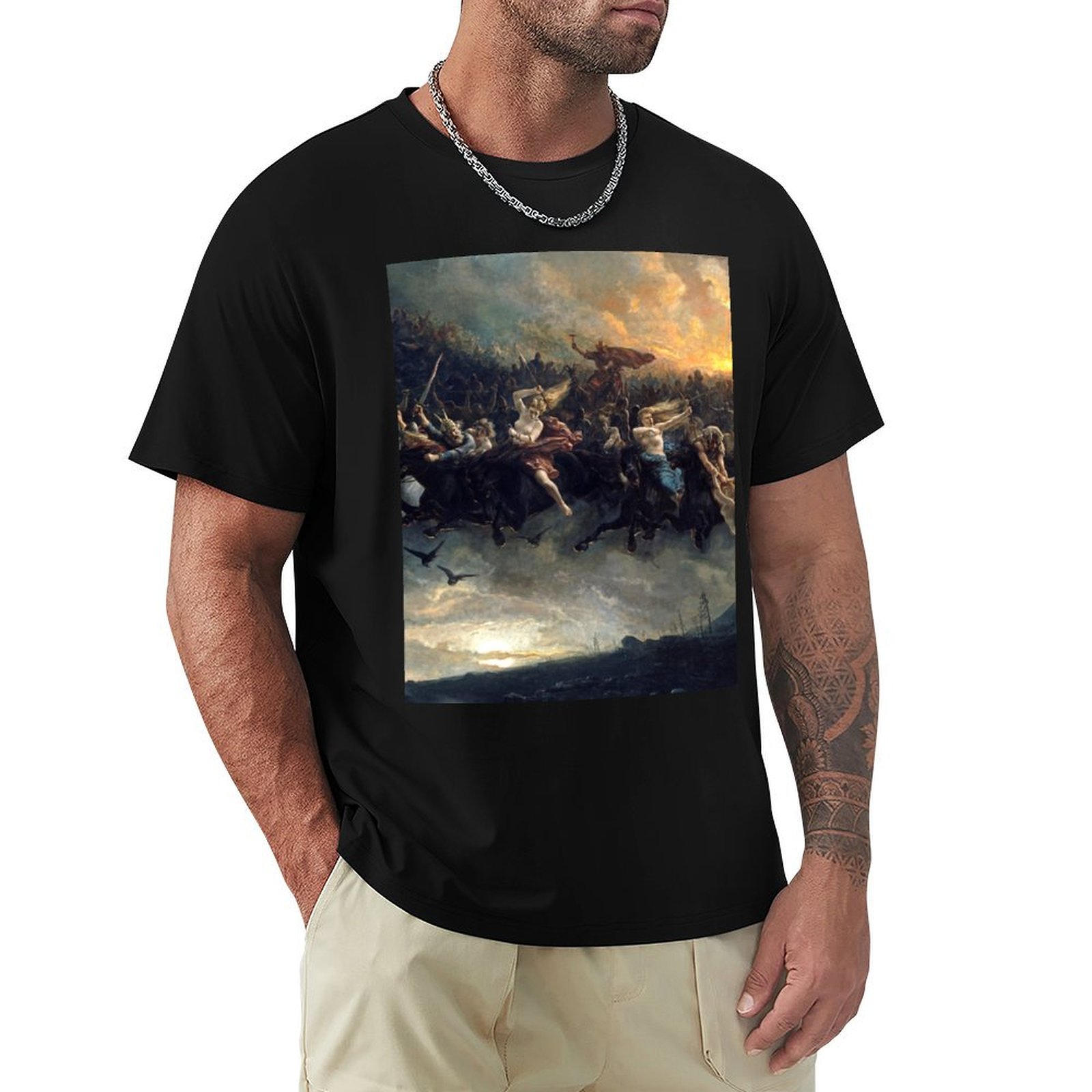 Wildman Hunting & Outdoor Robertson - La chasse sauvage d'Odin (1872), peinture