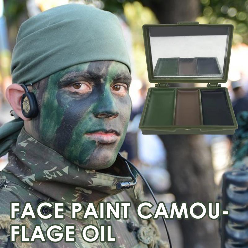 Camo Face Paint - 3 couleurs armée Fans CS tir