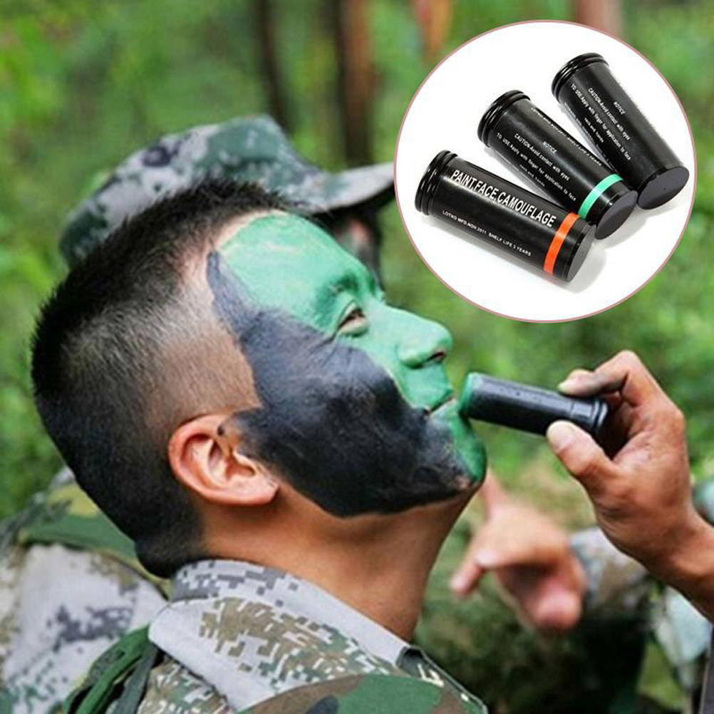 Camo Face Paint - Kit de peinture camouflage pour le