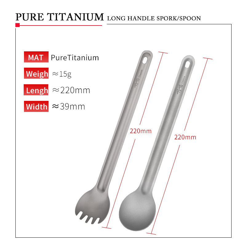 TiTo – cuillère Spork en titan - Outdoor Hunting Kitchen avis et prix