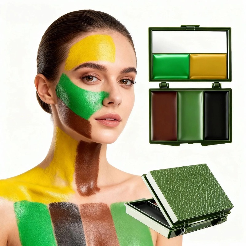 Peinture camouflage visage 3 c - Camo Face Paint avis et prix