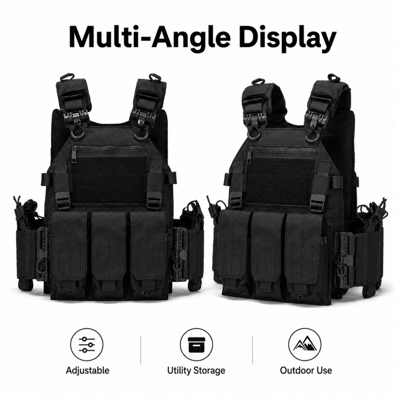 Gilet tactique en polyester av - Outdoor Hunting Magazines avis et prix