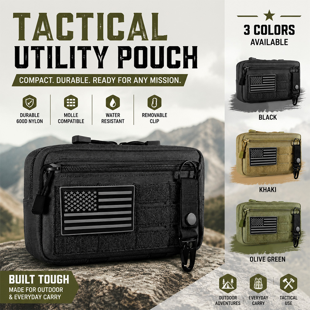 Pochette tactique Molle EDC, t - Outdoor Hunting Packs avis et prix