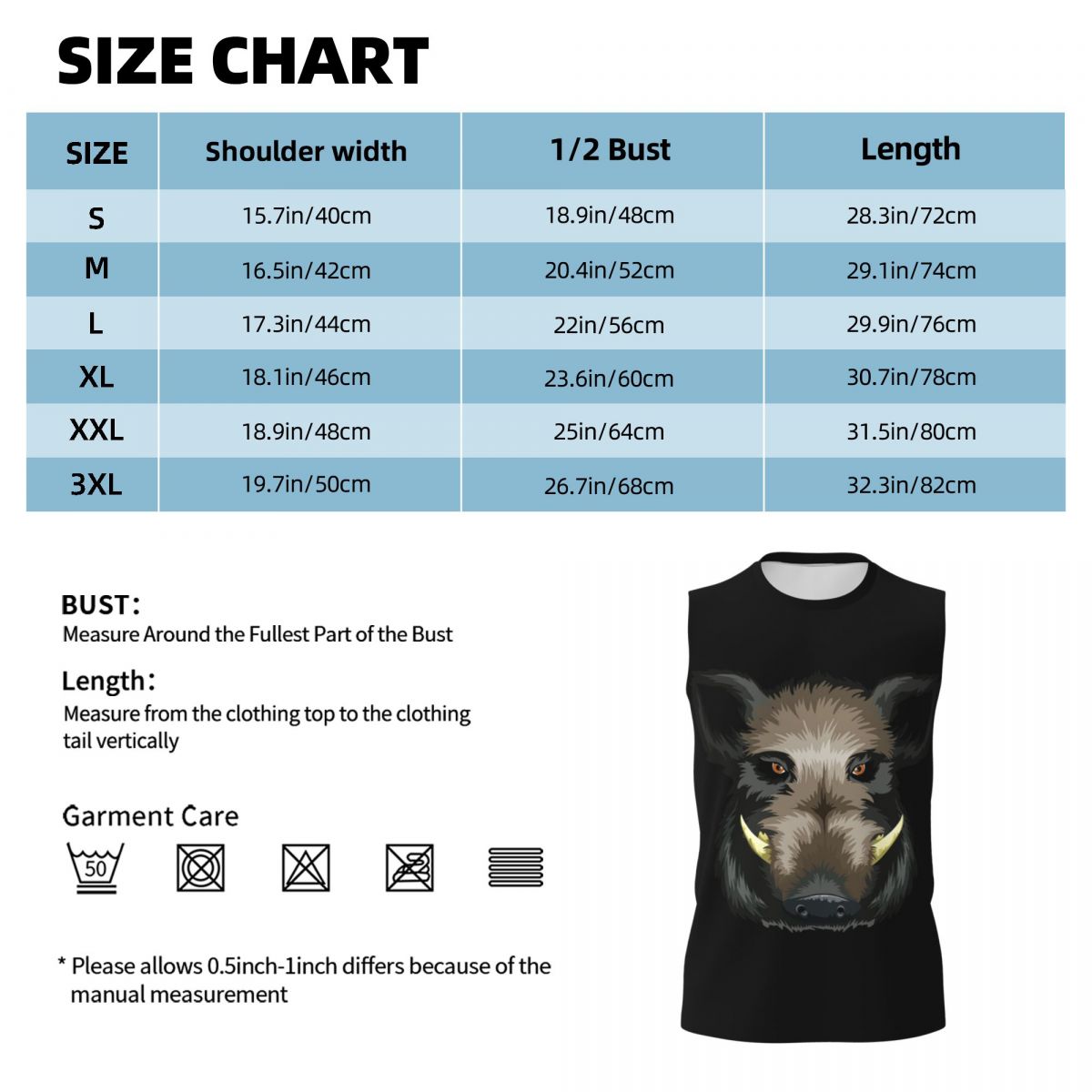 T-shirt sans manches imprimé p - Wildman Hunting & Outdoor Robertson avis et prix