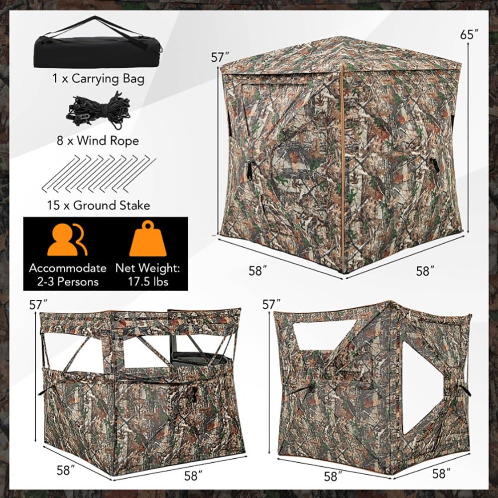 Abri de chasse détachable 5-en - Hunting & Outdoor Supplies Photos avis et prix