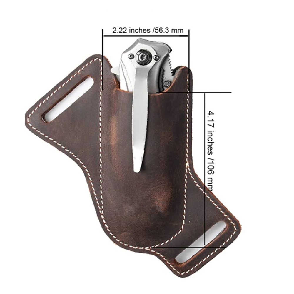 Étui de poche en cuir pour cha - Hunting Knife Outdoor avis et prix