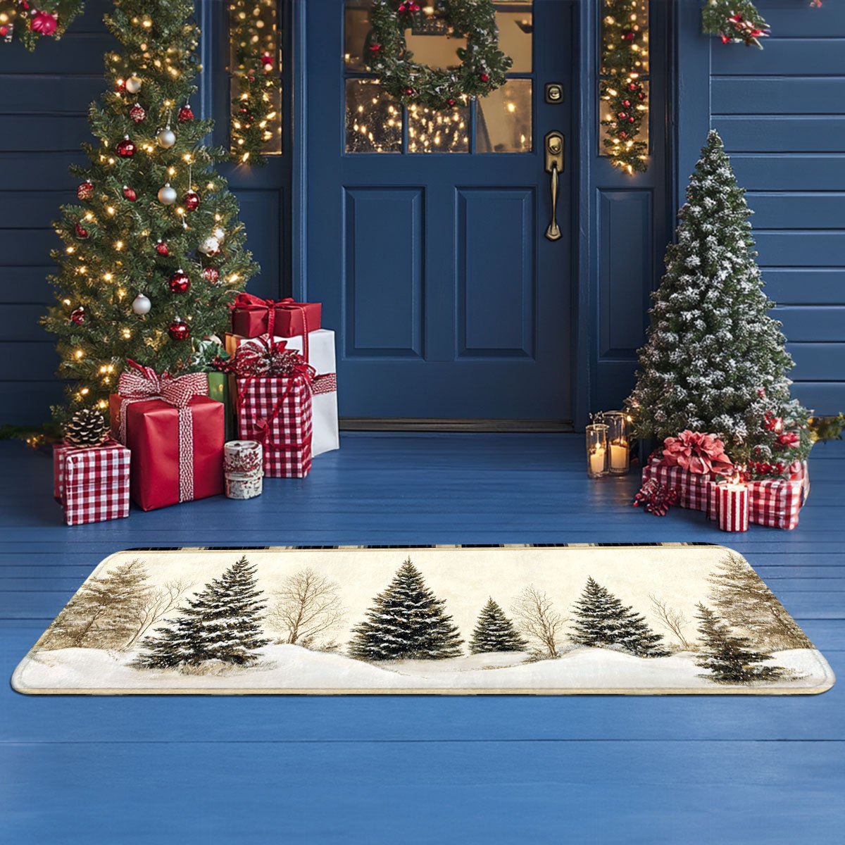 Paillasson de Noël antidérapan - Hunting Outdoor Christmas Decorations avis et prix