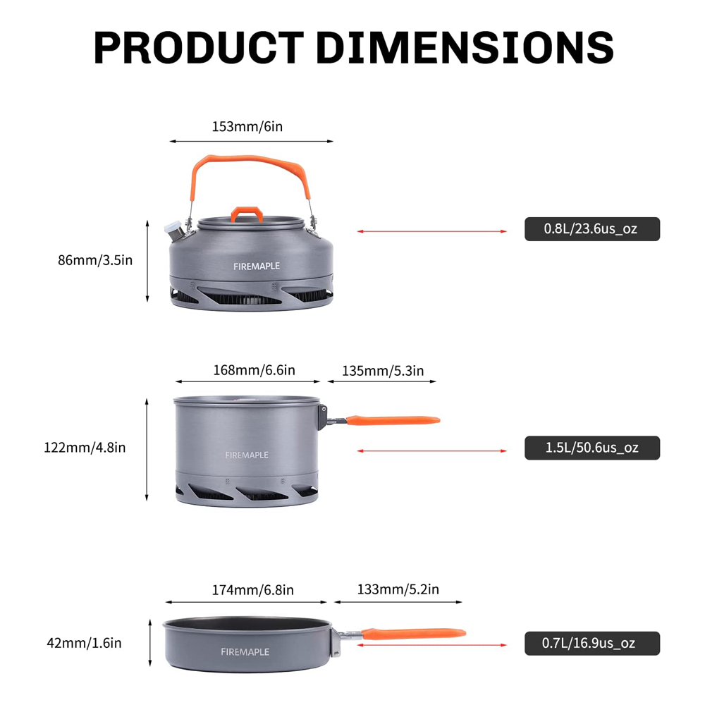 Fire Maple Camping Ustensiles  - Outdoor Hunting Kitchen avis et prix