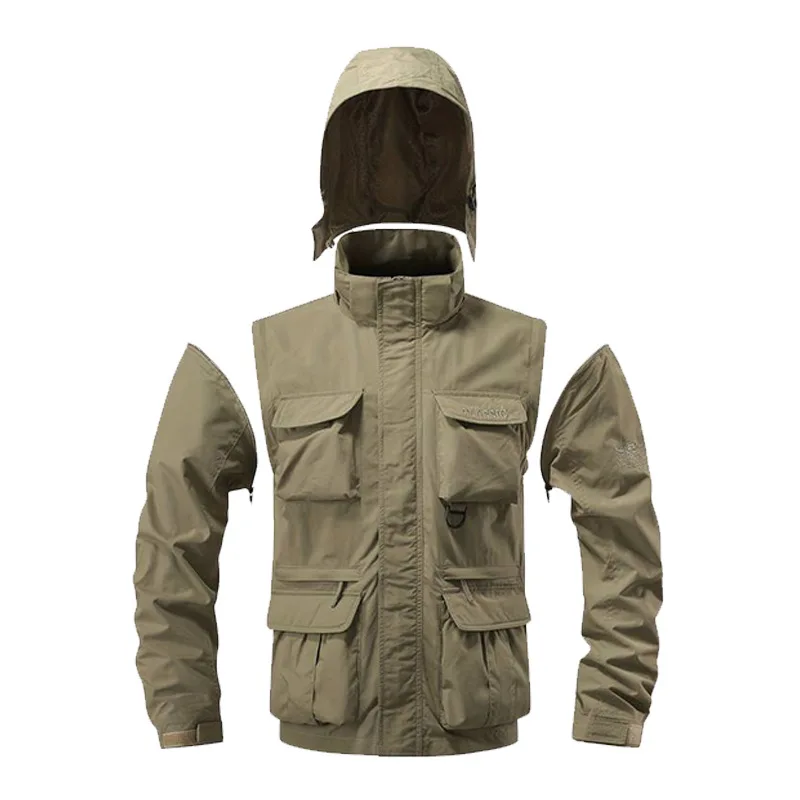 Veste à capuche coupe-vent à m - Safari Outdoor Hunting Jackets avis et prix