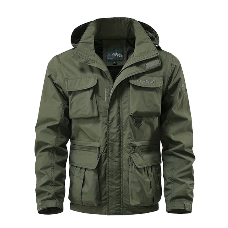 Veste à capuche coupe-vent à m - Safari Outdoor Hunting Jackets avis et prix