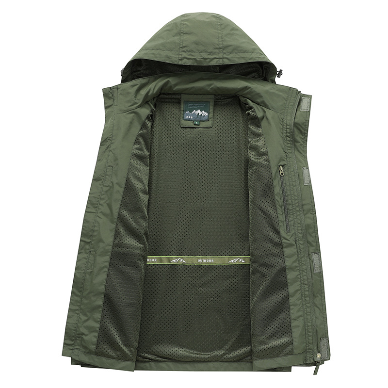 Veste à capuche coupe-vent à m - Safari Outdoor Hunting Jackets avis et prix