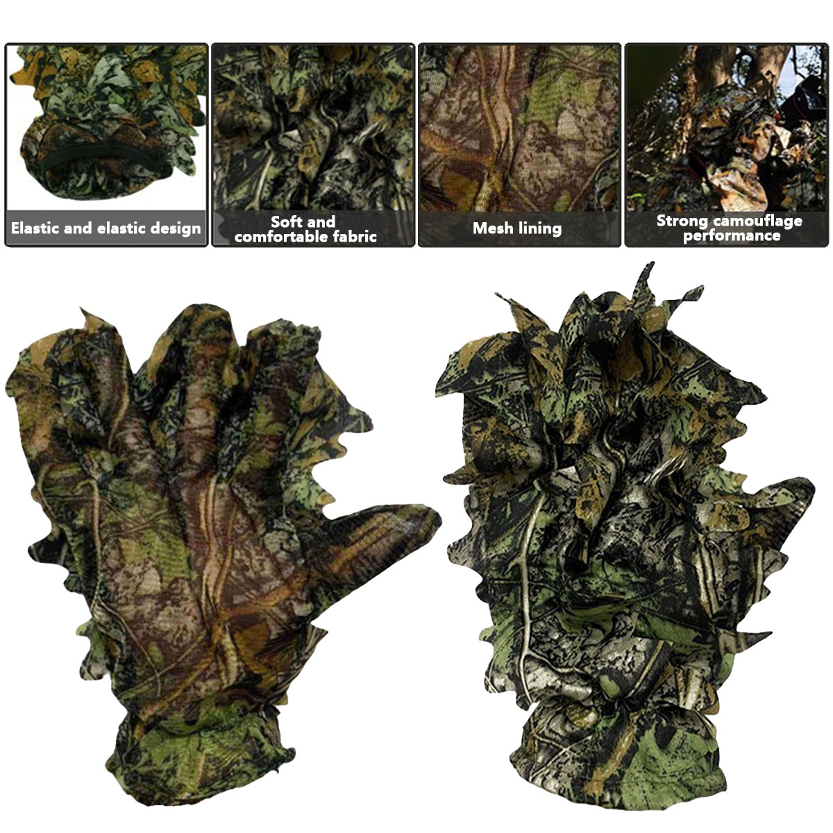 Gants de chasse camouflage 3D  - Outdoor Hunting Photography avis et prix